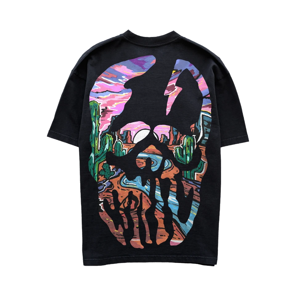 Warren Lotas Desert Skull T-Shirt - Black