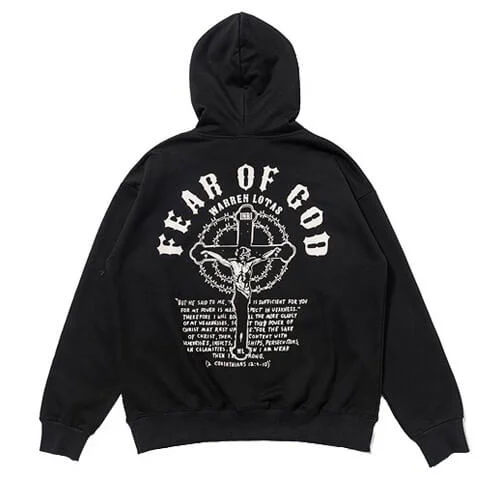 Warren Lotas Fear Of God Warren Lotas Hoodie – Black