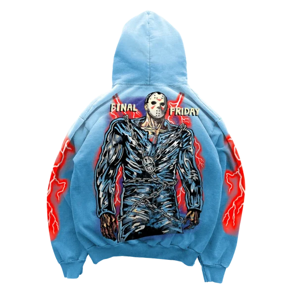 Warren Lotas Final Friday Hoodie Sunfaded Blue