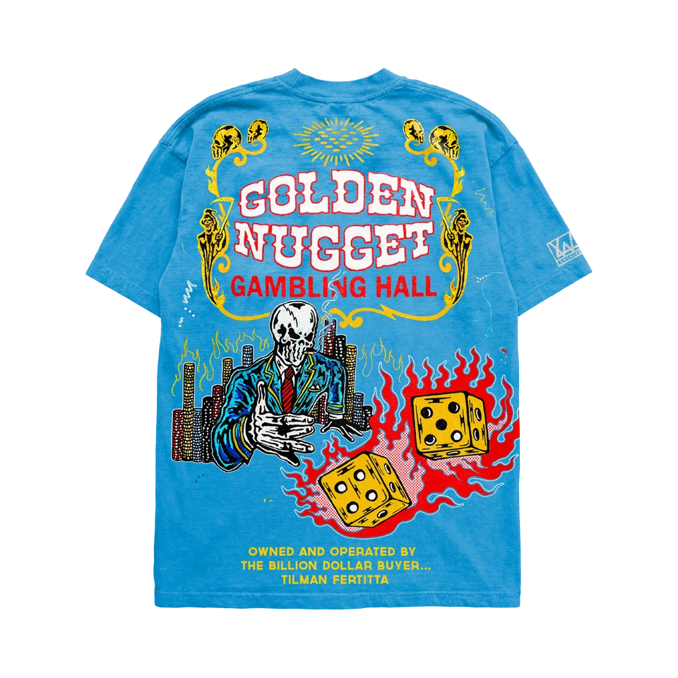 Warren Lotas Golden Nugget T-Shirt - Blue