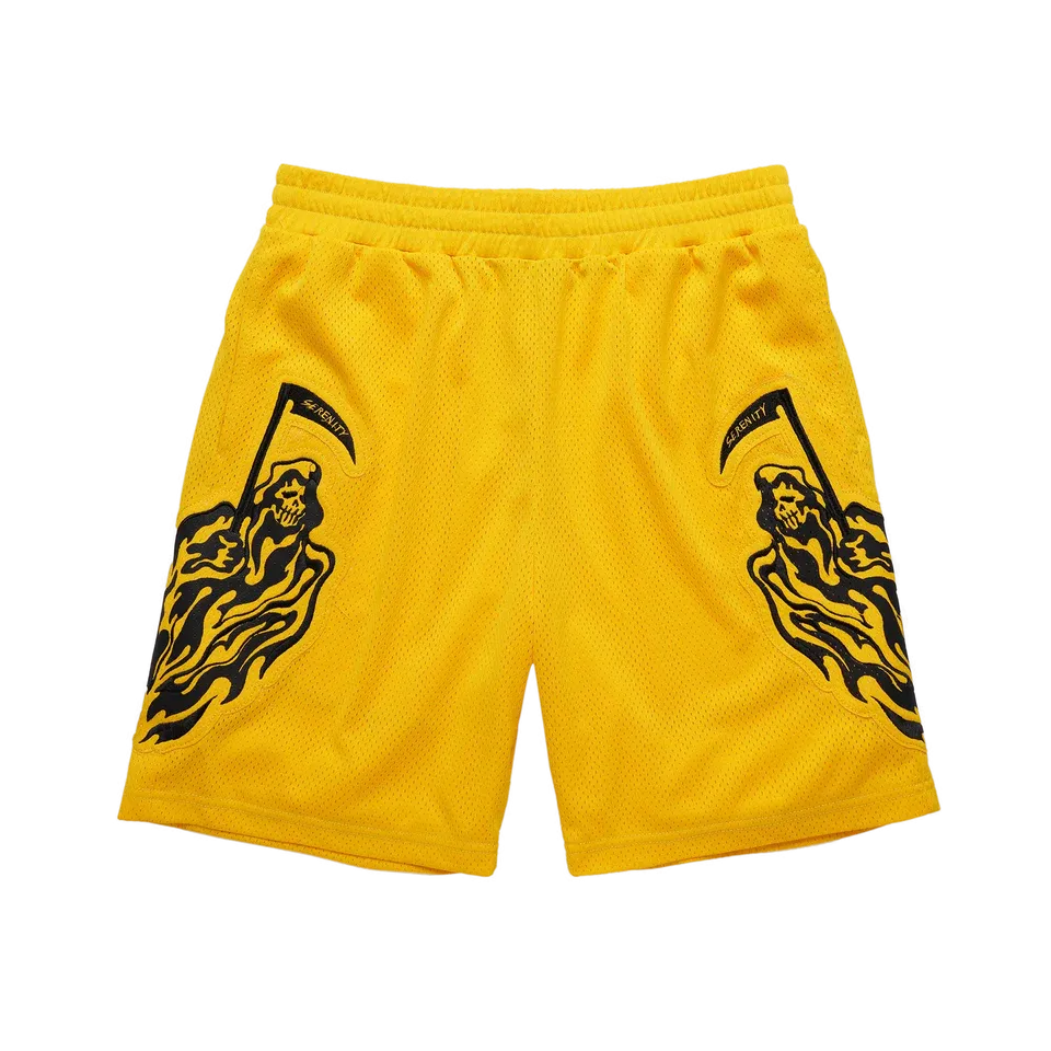 Warren Lotas Serenity Mesh Shorts - Gold