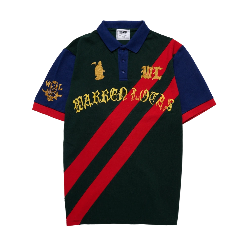 Reaper Academy Polo - Forest Green/Red/Navy