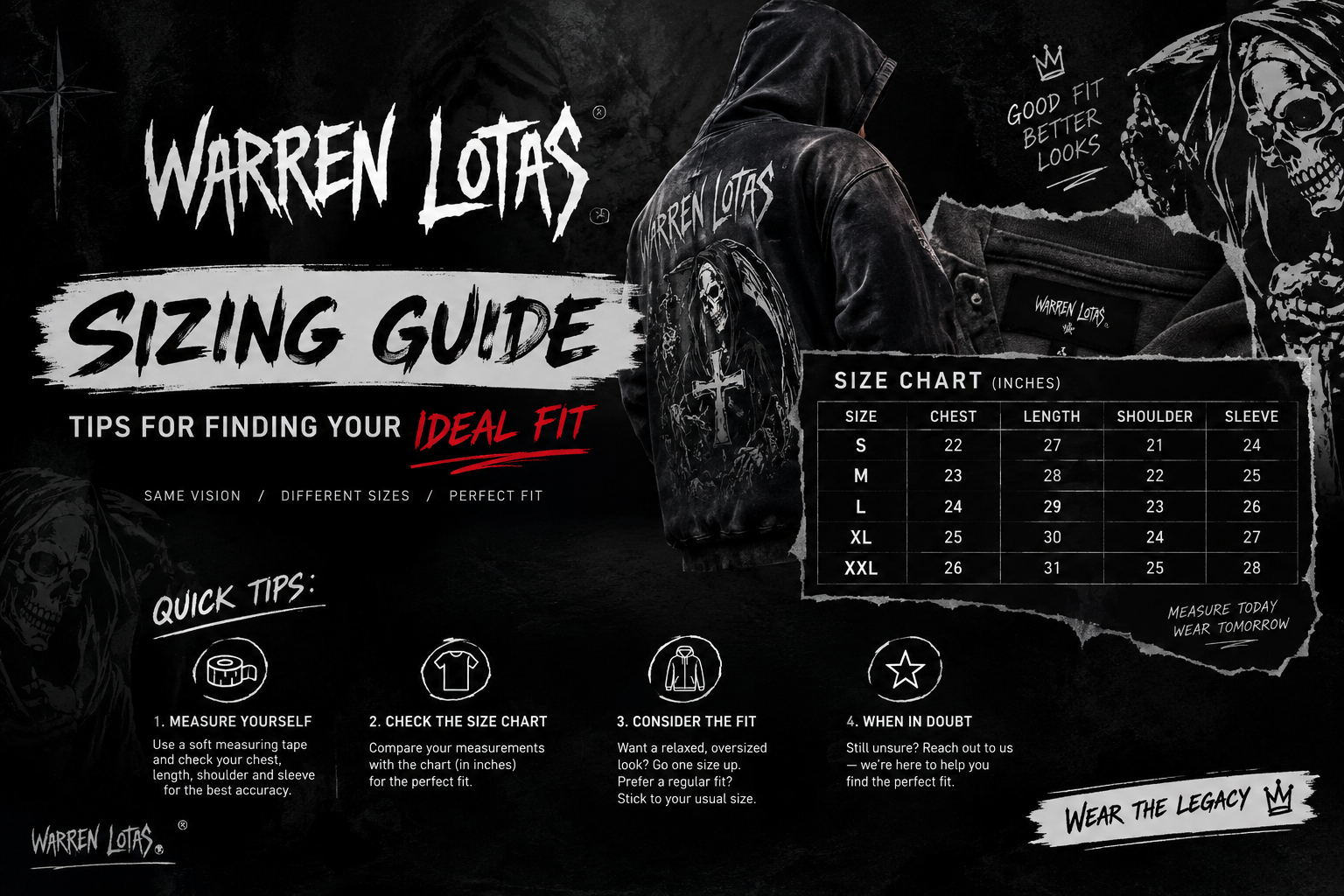 Warren Lotas Sizing Guide: Tips for Finding Your Ideal Fit